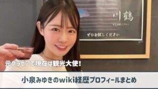 小泉みゆきのwiki経歴プロフ｜元グラビアで現在は観光大使！出演作品まとめ